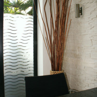 Weiße Wellen 35mm matt