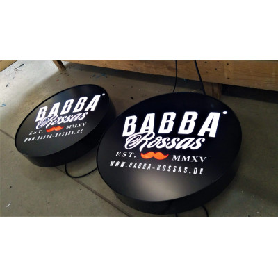 Leuchtkasten in Alurahmen RUND